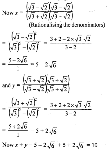 ML Aggarwal Class 9 Solutions for ICSE Maths Chapter 1 Rational and Irrational Numbers Chapter Test img-20