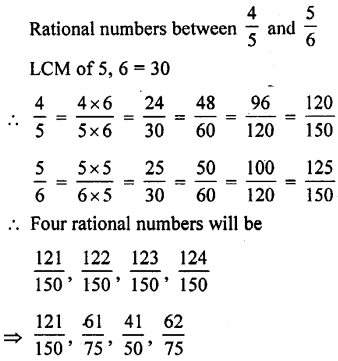 ML Aggarwal Class 9 Solutions for ICSE Maths Chapter 1 Rational and Irrational Numbers Chapter Test img-4