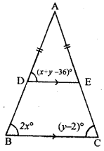 ML Aggarwal Class 9 Solutions for ICSE Maths Chapter 10 Triangle Chapter Test img-15