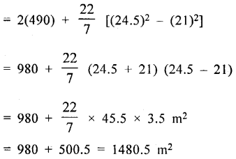 ML Aggarwal Class 9 Solutions for ICSE Maths Chapter 16 Mensuration Chapter Test img-17
