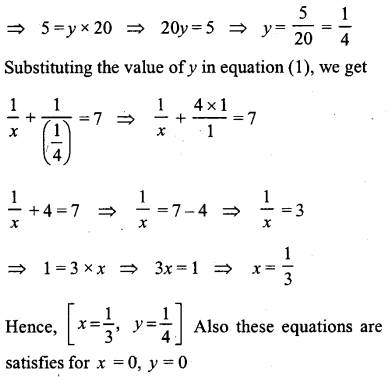 ML Aggarwal Class 9 Solutions for ICSE Maths Chapter 5 Simultaneous Linear Equations Chapter Test img-7