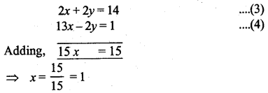 ML Aggarwal Class 9 Solutions for ICSE Maths Chapter 6 Problems on Simultaneous Linear Equations Chapter Test img-4