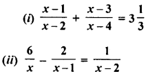 ML Aggarwal Class 9 Solutions for ICSE Maths Chapter 7 Quadratic Equations Chapter Test img-1