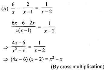 ML Aggarwal Class 9 Solutions for ICSE Maths Chapter 7 Quadratic Equations Chapter Test img-3