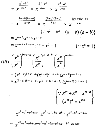 ML Aggarwal Class 9 Solutions for ICSE Maths Chapter 8 Indices Chapter Test img-8