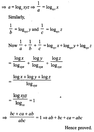 ML Aggarwal Class 9 Solutions for ICSE Maths Chapter 9 Logarithms Chapter Test img-14