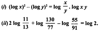 ML Aggarwal Class 9 Solutions for ICSE Maths Chapter 9 Logarithms Chapter Test img-3