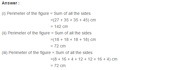 Concepts of Perimeter and Area RS Aggarwal Class 6 Maths Solutions Ex 21A 11.1