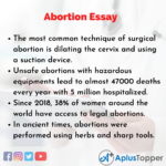 abortion titles for essays