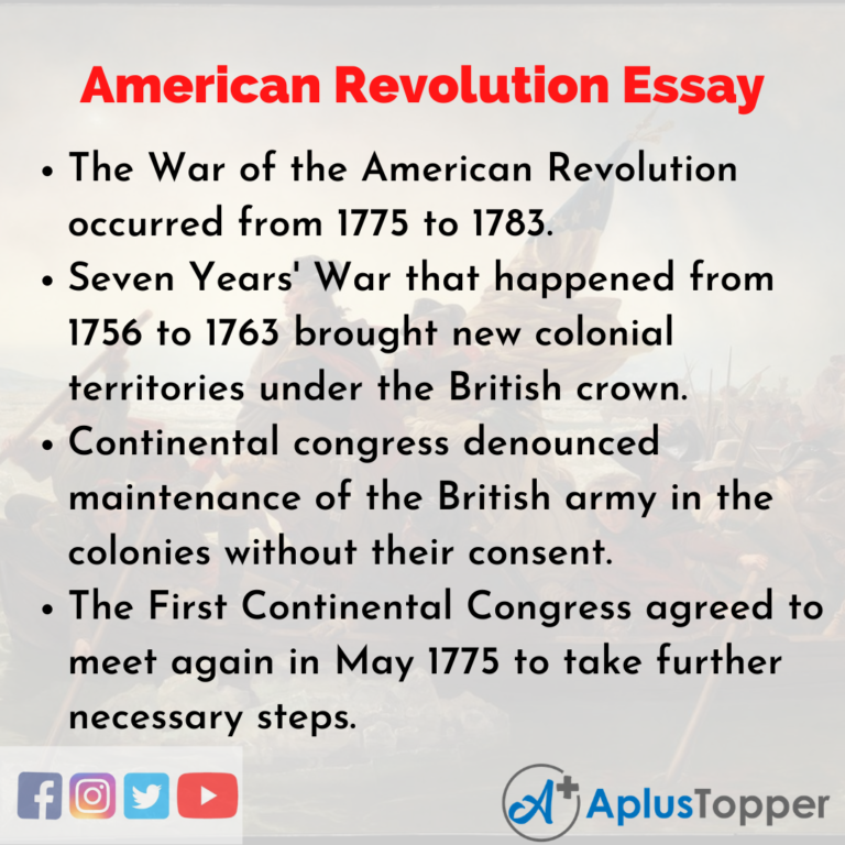 essay revolution ideas