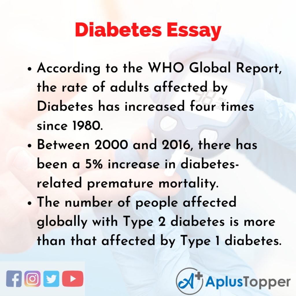 diabetes diet essay