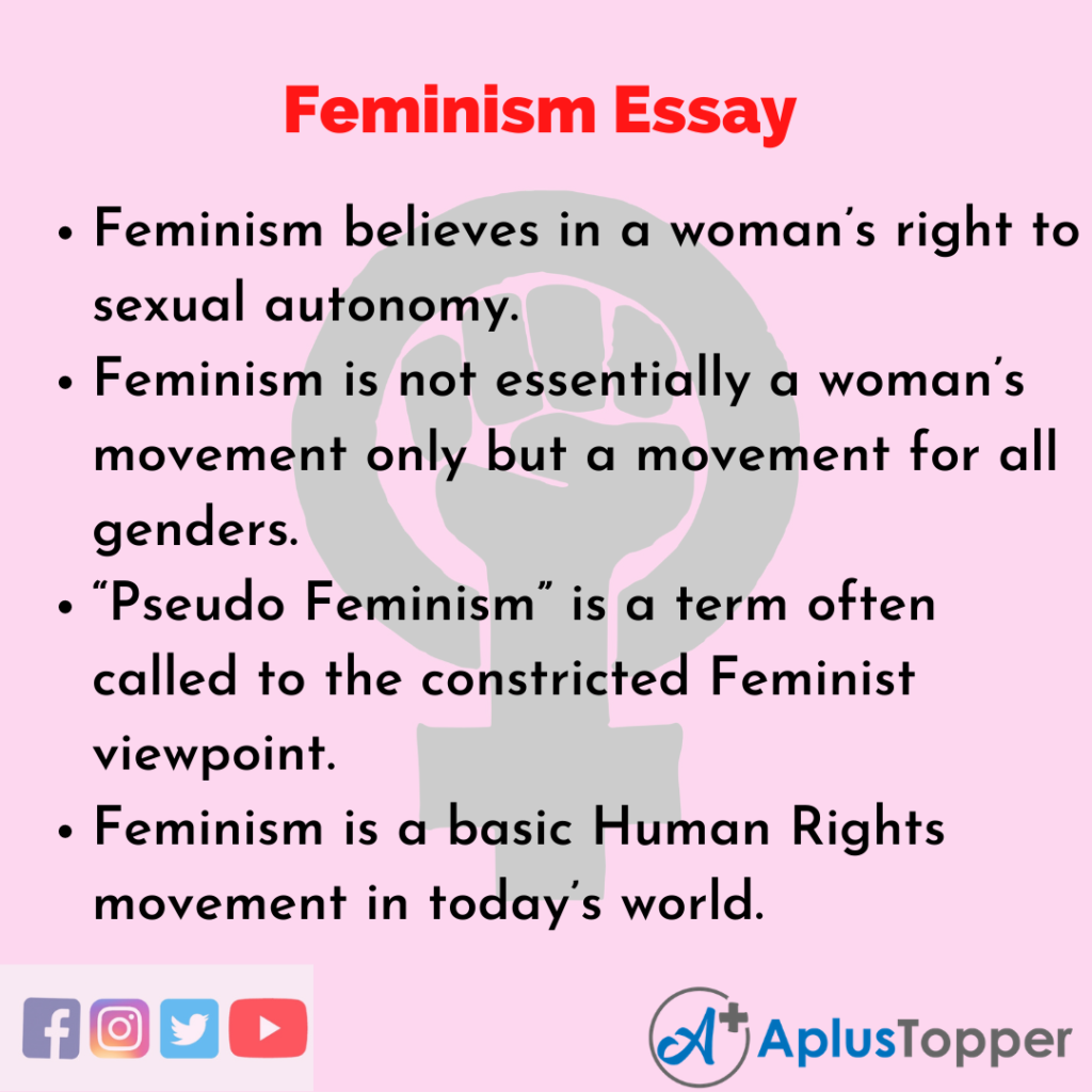 feminism is good essay
