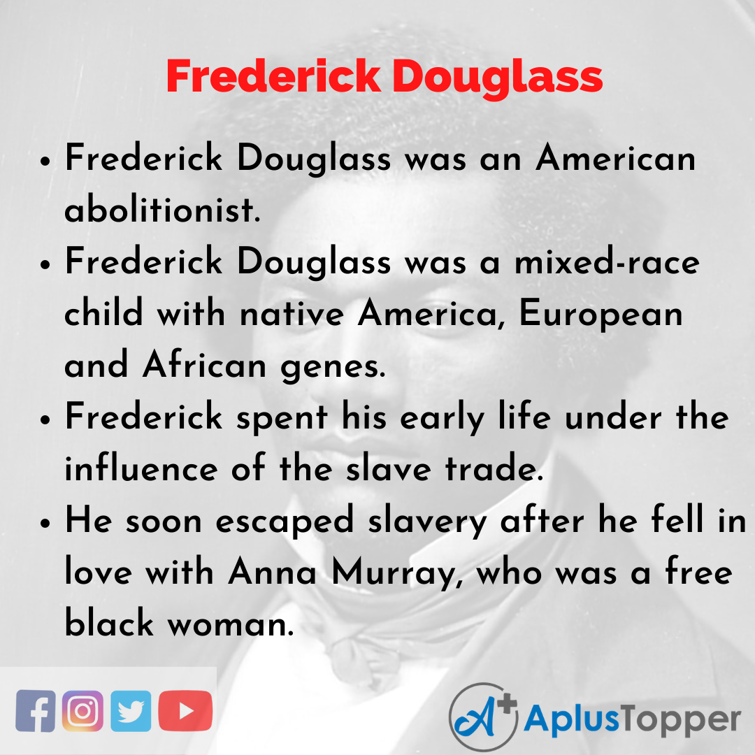 Essay about Frederick Douglass