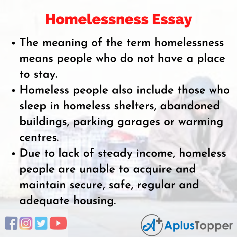 argumentative essay topics for homelessness