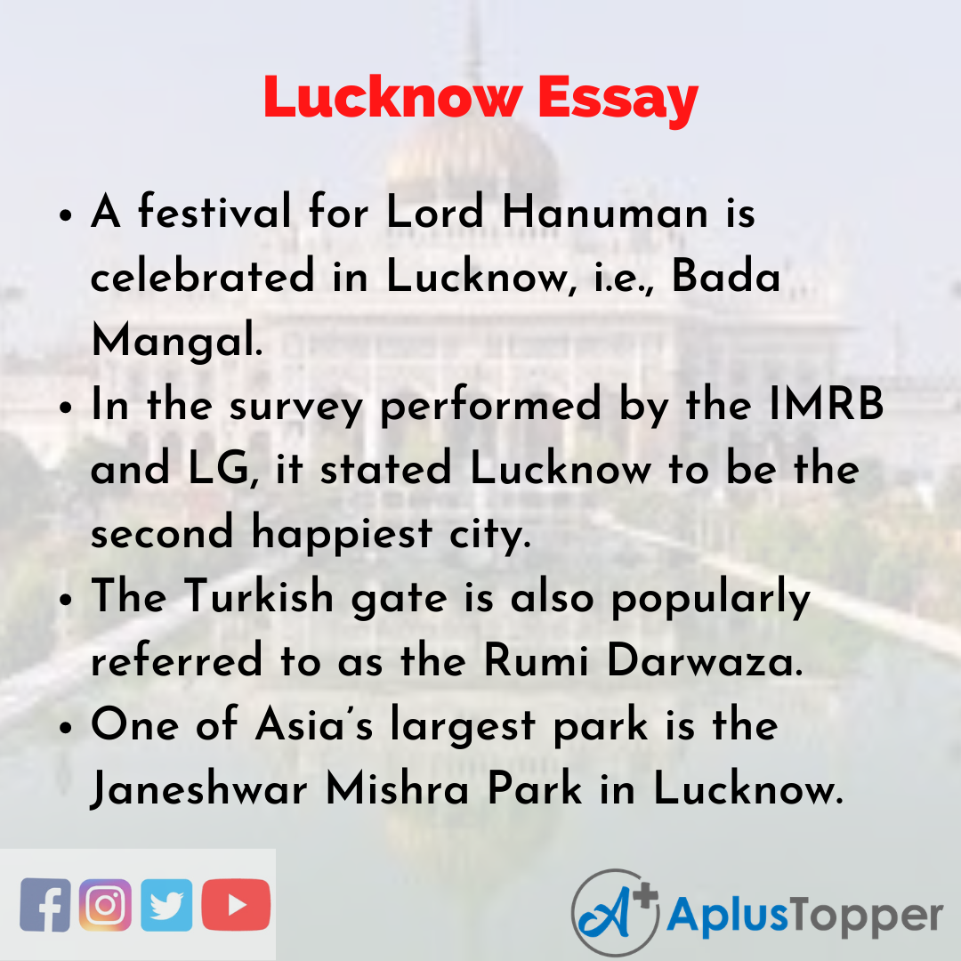 Essay about Lucknow