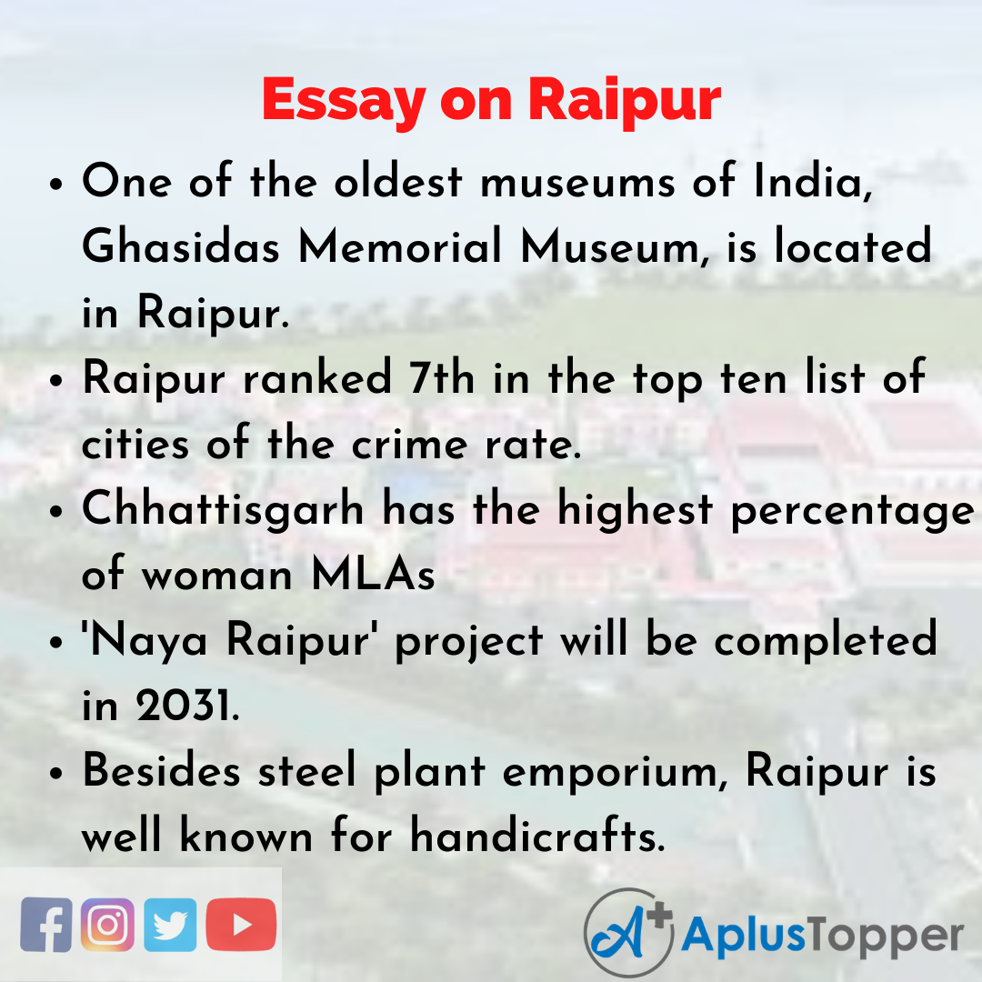 Essay about Raipur
