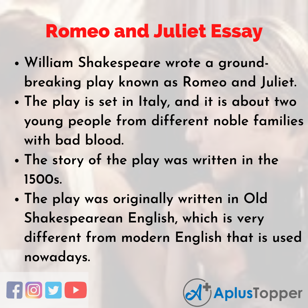 Essay about Romeo and Juliet