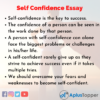 an essay on self confidence