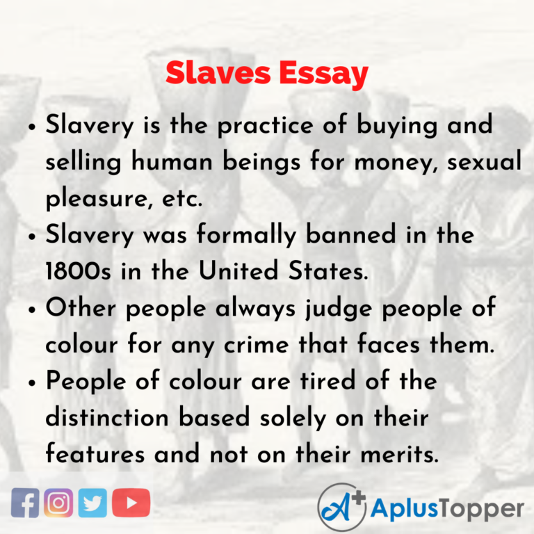 essay on modern slavery