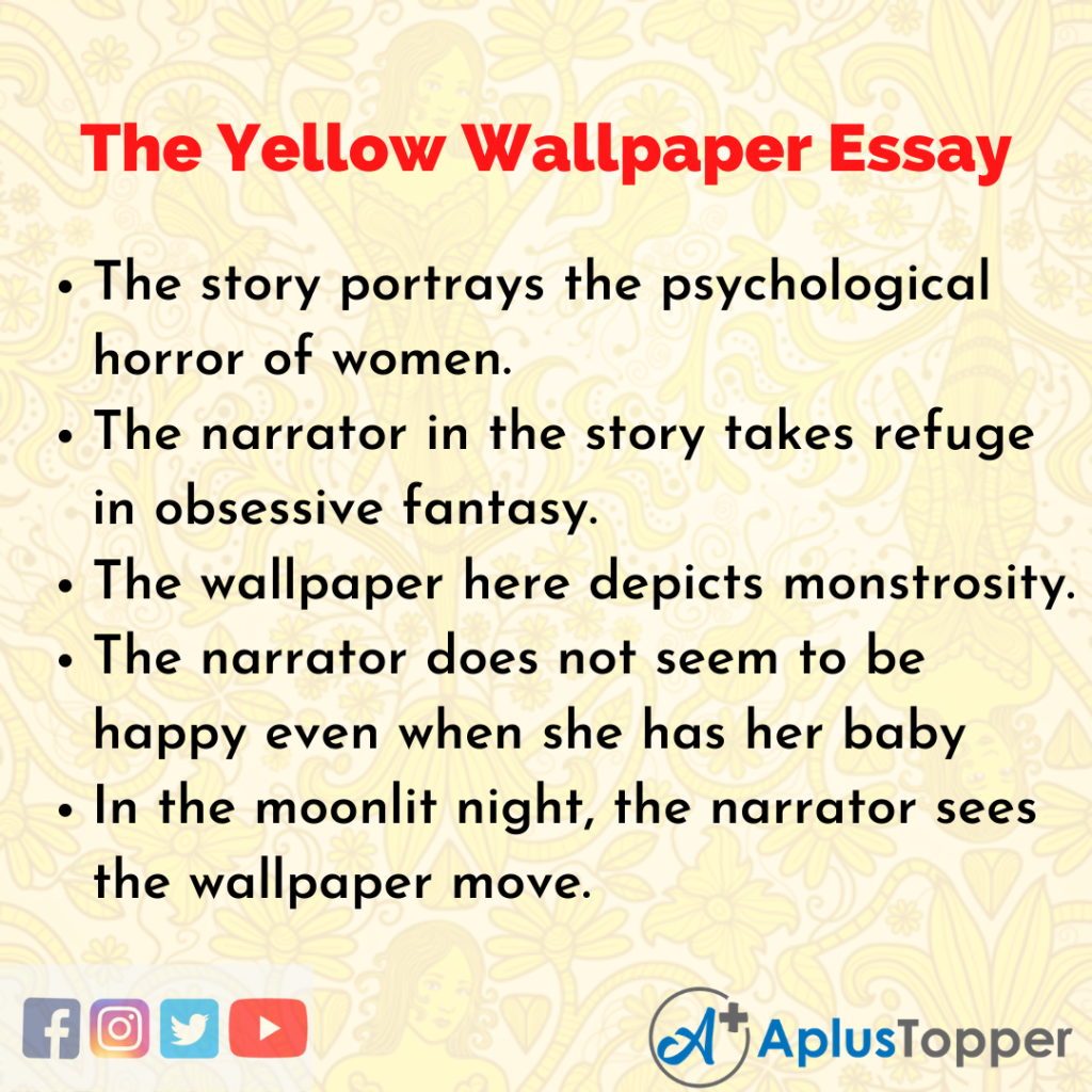 the yellow wallpaper research paper topics