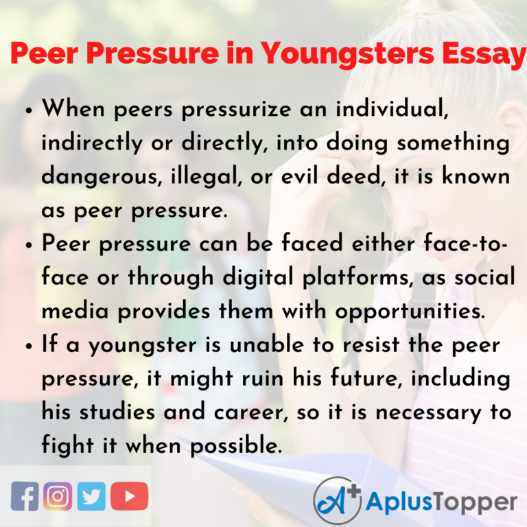essay on peer pressure good or bad