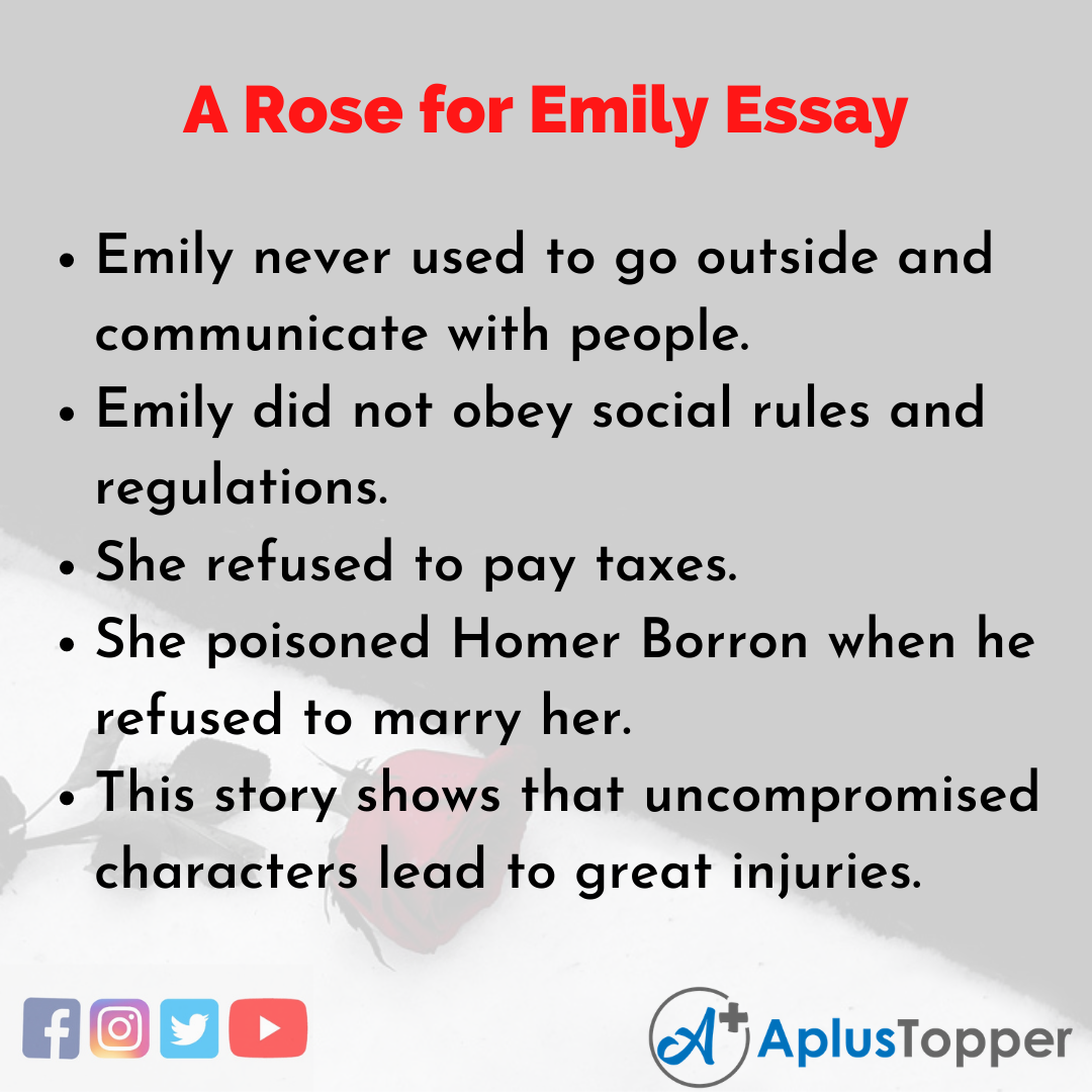 Essay on A Rose for Emily