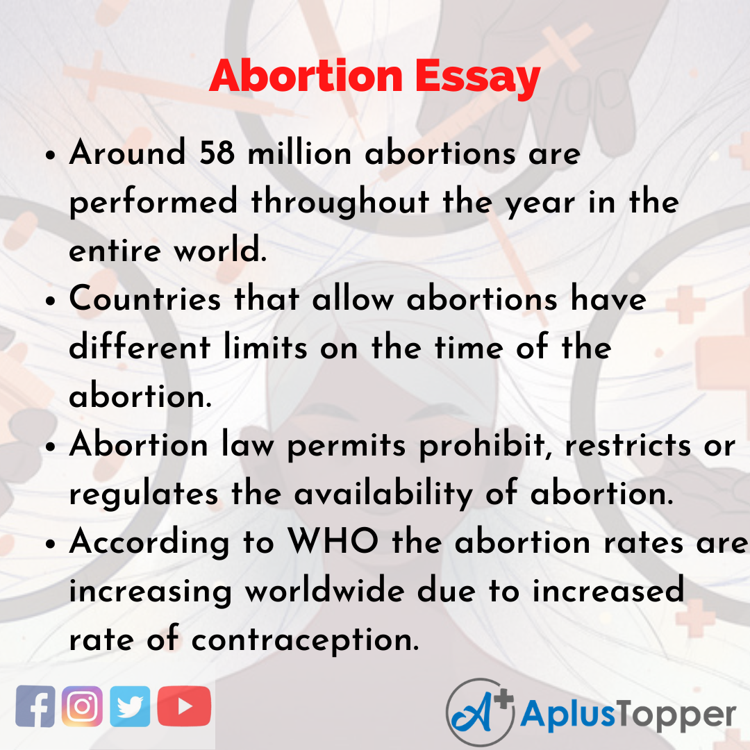 agree with abortion essay