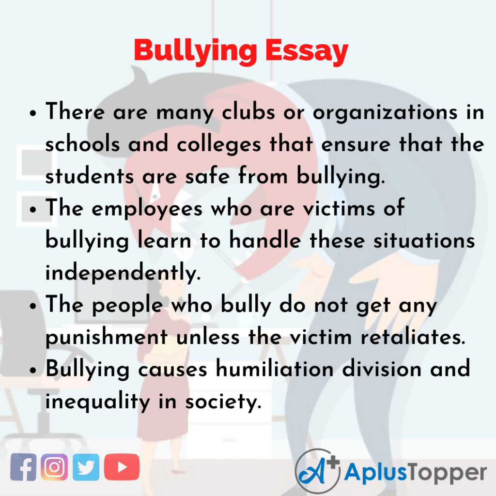 conclusion paragraph for bullying essay