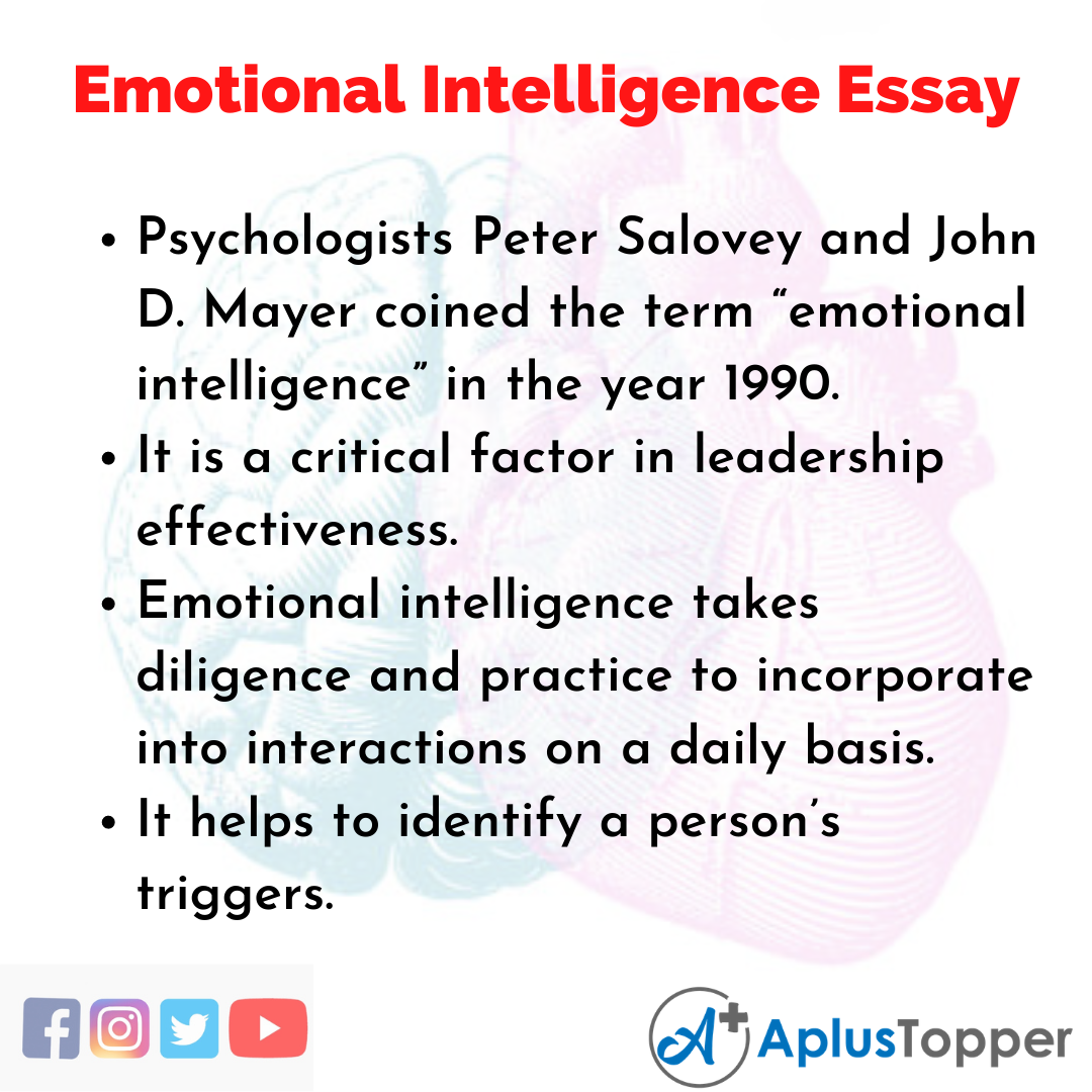 Essay on Emotional Intelligence