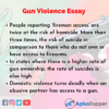 gun violence in the us essay