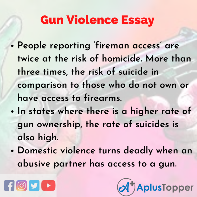 death due to violence essay