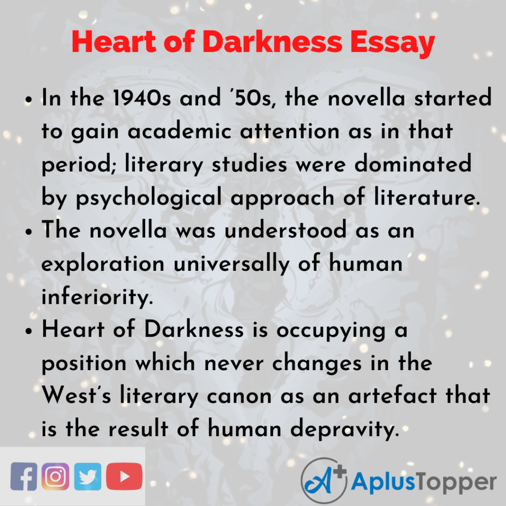 essay about darkness in life