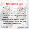 thesis statements on homelessness