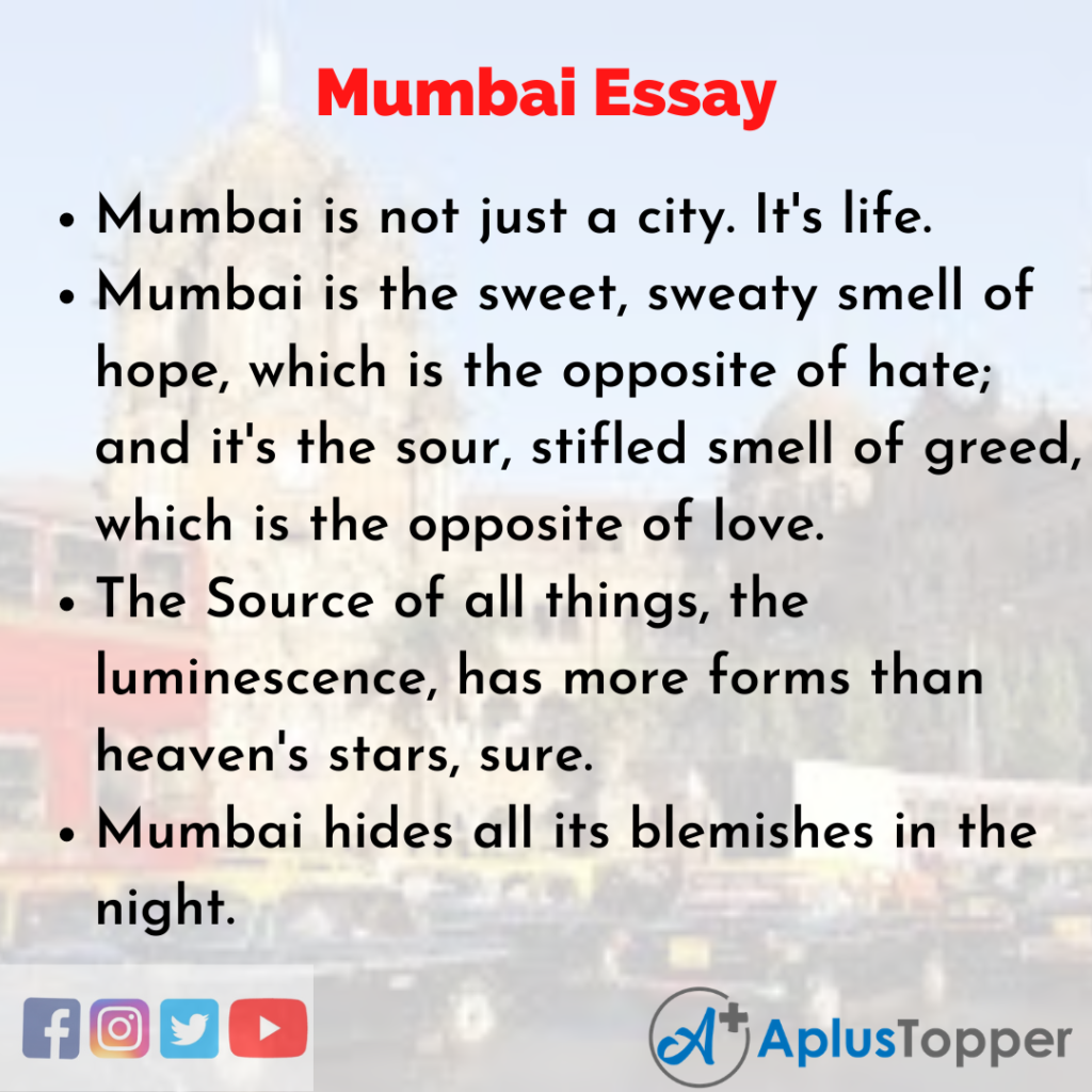 essay writing on my mumbai clean mumbai
