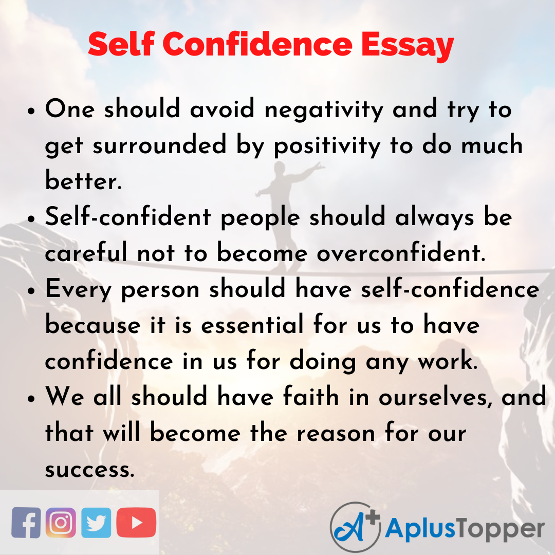 Essay on Self Confidence
