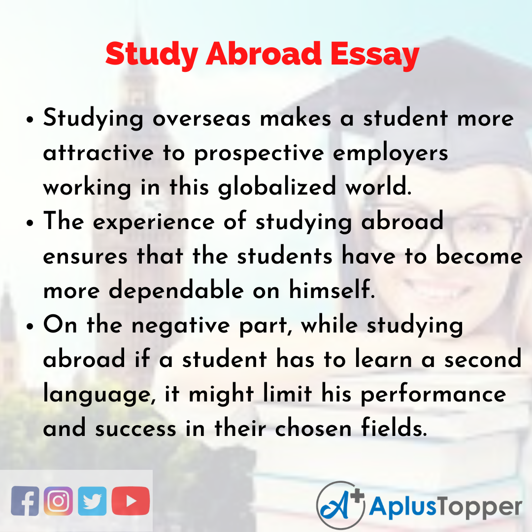 Essay on Study Abroad