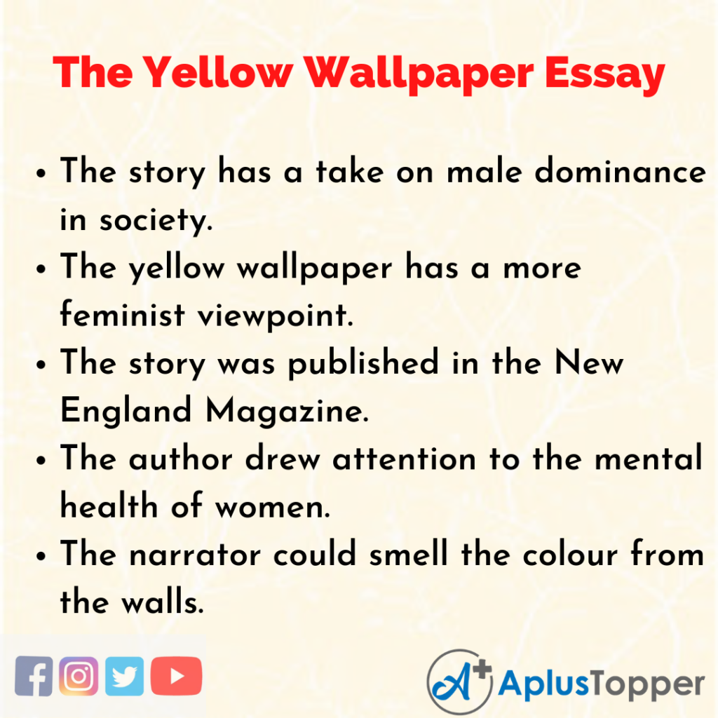 essay on yellow paper