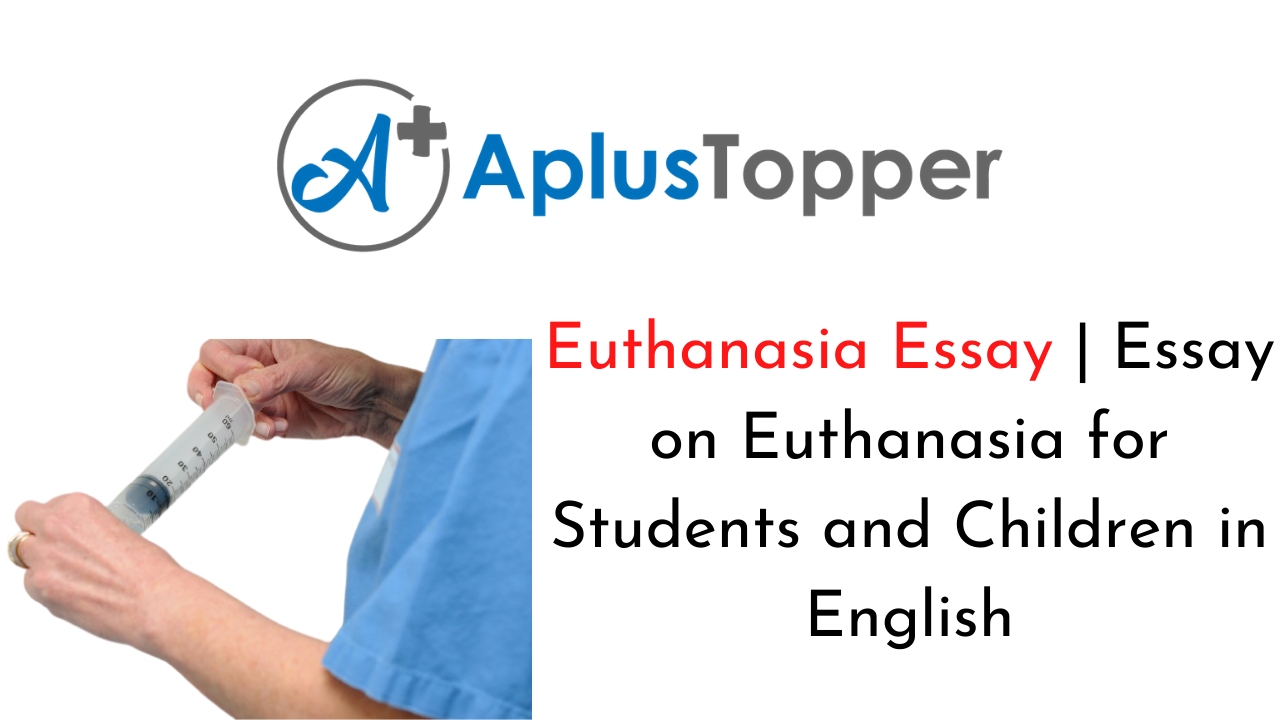 make an outline in writing an effective essay about euthanasia