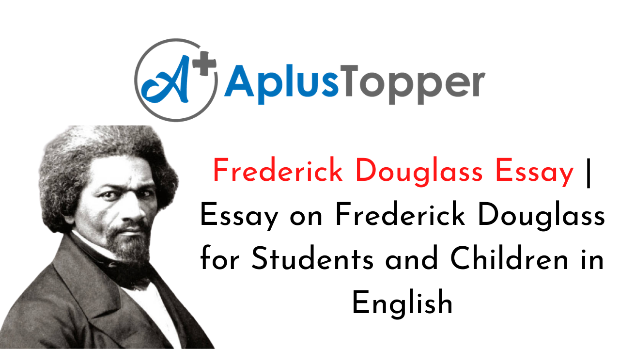 thesis statement frederick douglass paper
