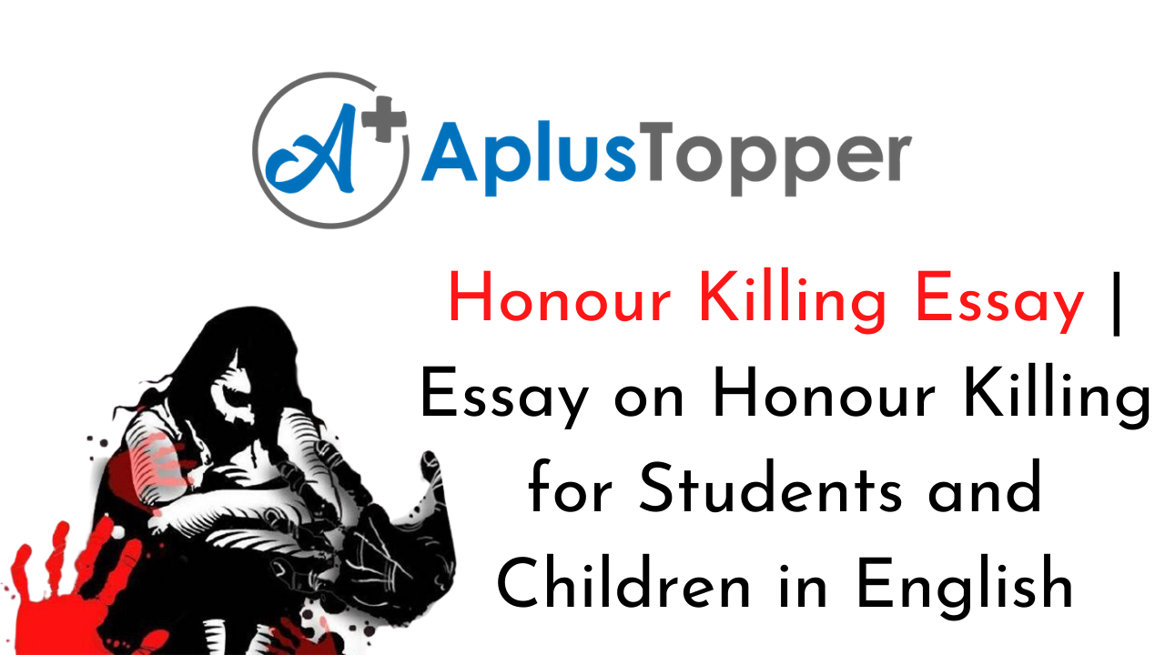 essay on honor killing