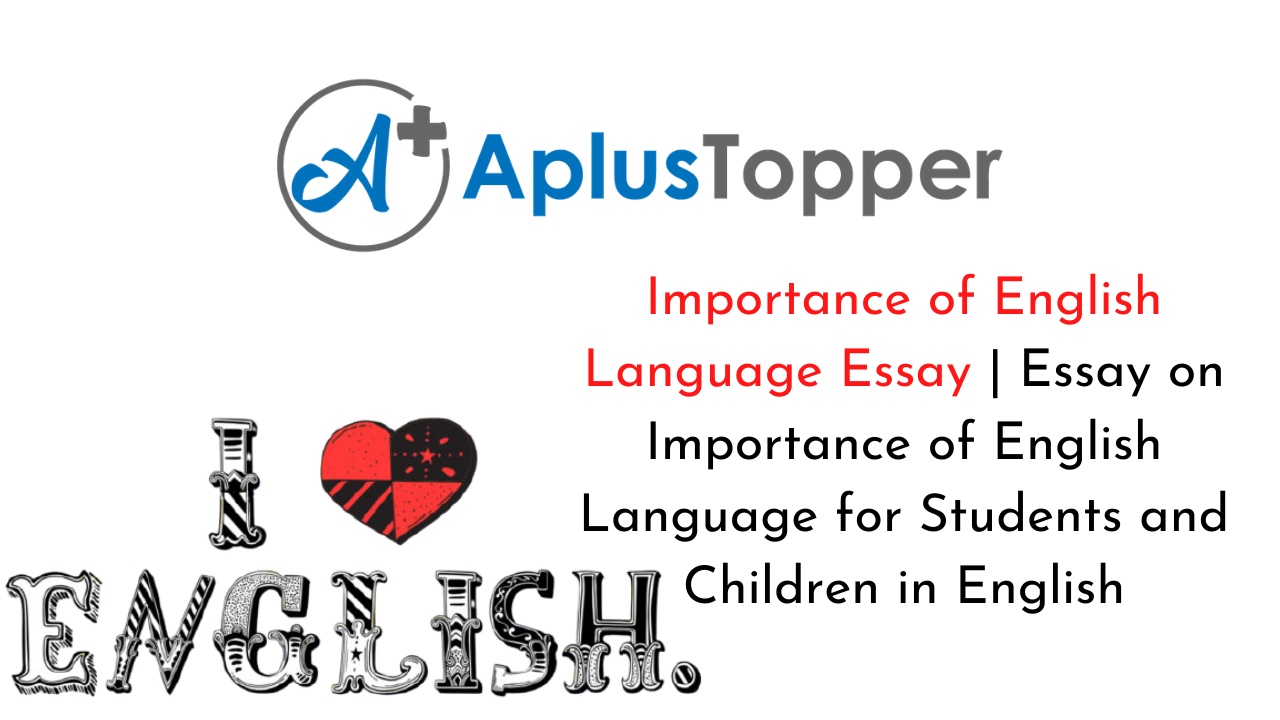 essay on the importance of the english language