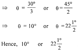 ML Aggarwal Class 9 Solutions for ICSE Maths Chapter 18 Trigonometric Ratios and Standard Angles Chapter Test img-13