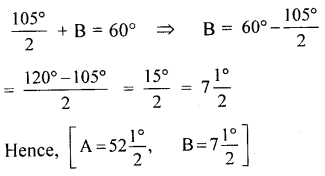 ML Aggarwal Class 9 Solutions for ICSE Maths Chapter 18 Trigonometric Ratios and Standard Angles Chapter Test img-15