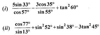 ML Aggarwal Class 9 Solutions for ICSE Maths Chapter 18 Trigonometric Ratios and Standard Angles Chapter Test img-16