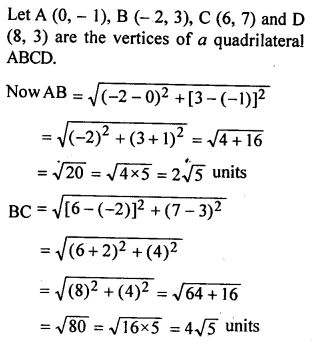 ML Aggarwal Class 9 Solutions for ICSE Maths Chapter 19 Coordinate Geometry 19.4 Q20.1