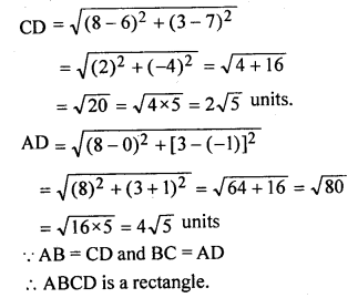 ML Aggarwal Class 9 Solutions for ICSE Maths Chapter 19 Coordinate Geometry 19.4 Q20.2