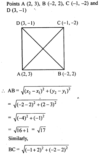 ML Aggarwal Class 9 Solutions for ICSE Maths Chapter 19 Coordinate Geometry 19.4 Q22.1