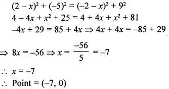 ML Aggarwal Class 9 Solutions for ICSE Maths Chapter 19 Coordinate Geometry 19.4 Q5.2