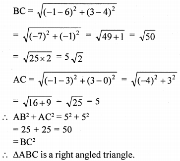 ML Aggarwal Class 9 Solutions for ICSE Maths Chapter 19 Coordinate Geometry Chapter Test img-30