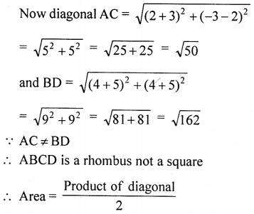 ML Aggarwal Class 9 Solutions for ICSE Maths Chapter 19 Coordinate Geometry Chapter Test img-34